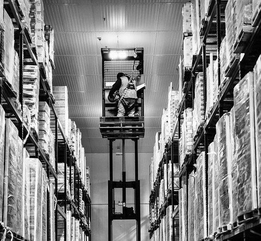 NorthPoint Fresh Warehouse Aisle